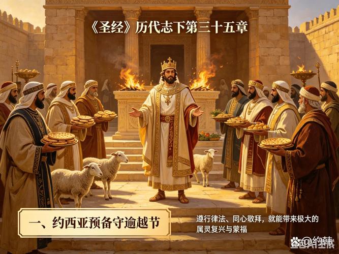《圣经》历代志下第三十五章:遵行律法,同心敬拜,就能带来极大的属灵